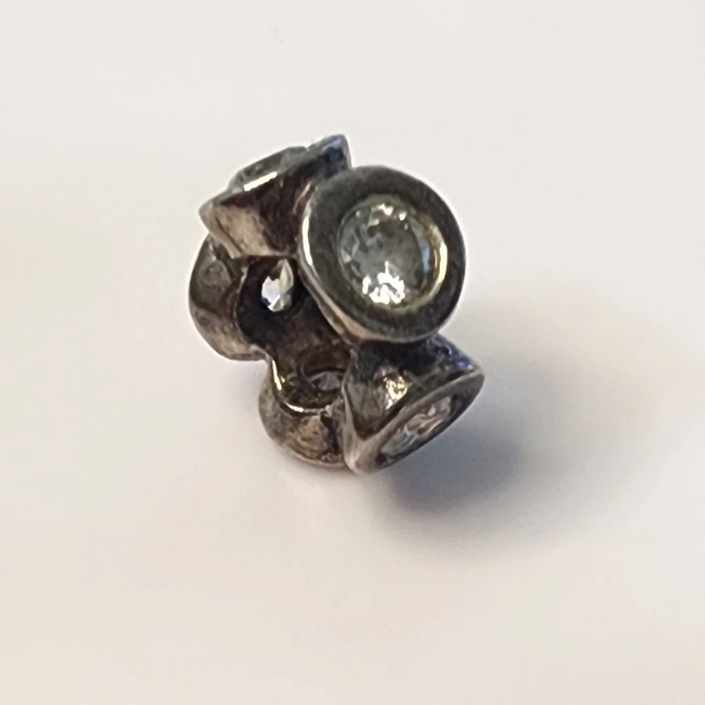 PANDORA LIGHTS CLEAR CZ SPACER 925 ALE STERLING SILVER SPACER CHARM - Picture 5 of 7